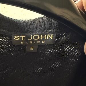 St. John Collection Black Knit Jacket.
